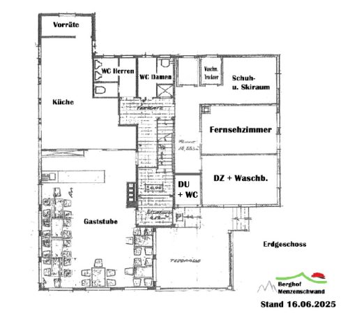 Bettenplan / Grundriss EG